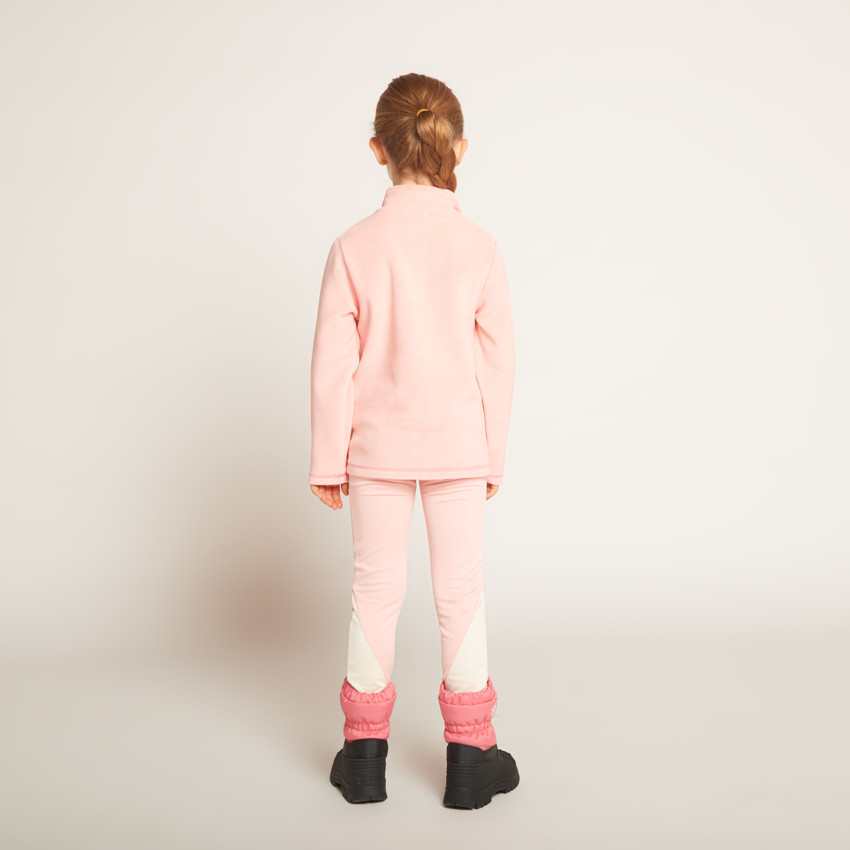 Sweat polaire de ski uni pour fille 