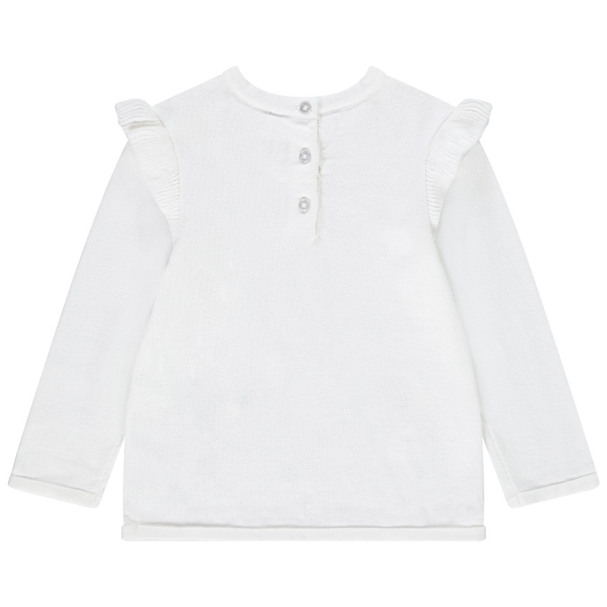 Πουλόβερ βαμβακερό με φαντεζί σχέδιο για μωρό κορίτσι  Additional Πουλόβερ βαμβακερό με φαντεζί σχέδιο για μωρό κορίτσι