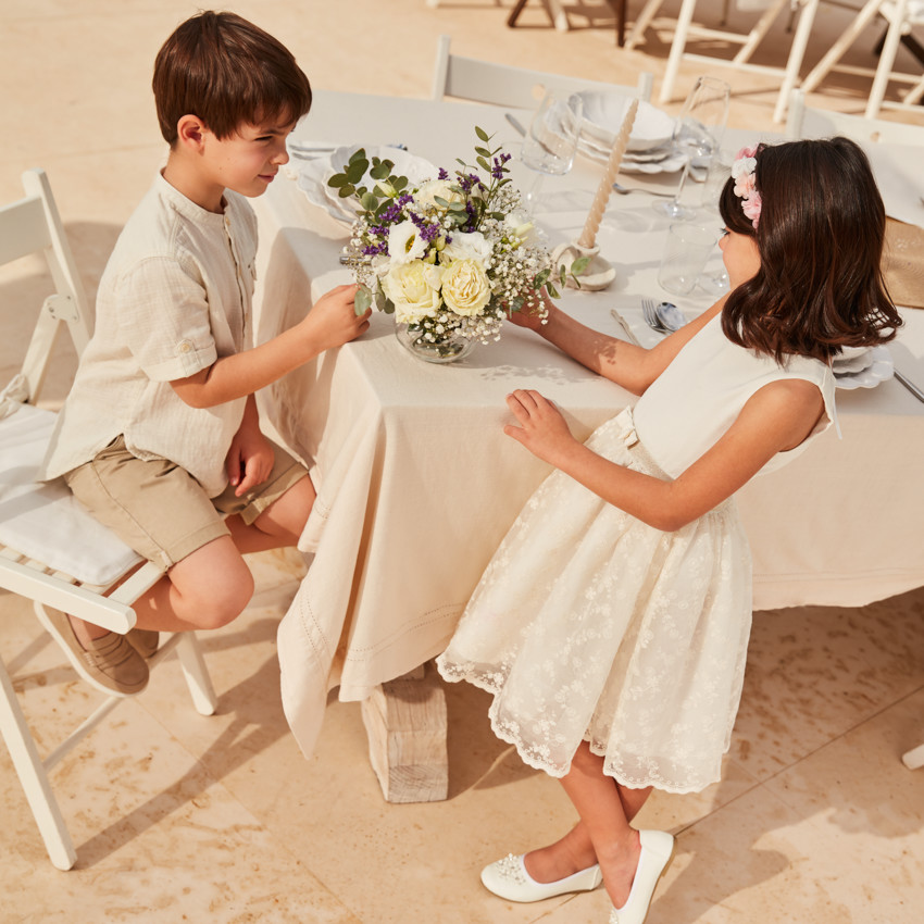 Φορεμα 2-σε-1 με ανοιχτή πλάτη σε σχήμα καρδιάς για κορίτσι 