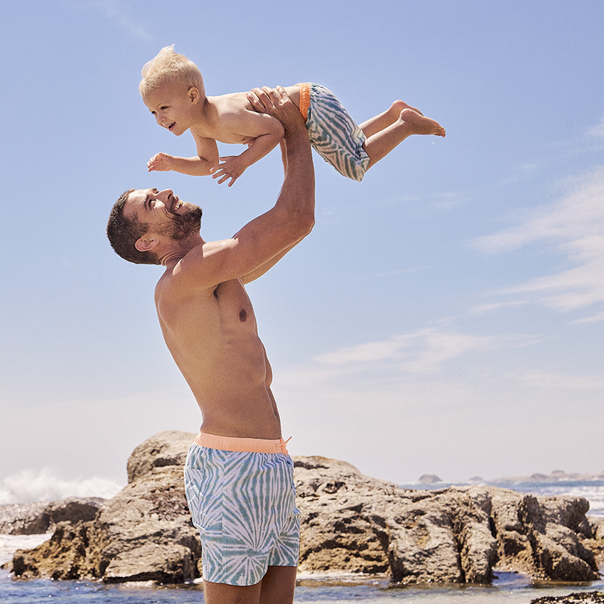 Σορτς de bain effet tie & dye για bebe αγόρι 