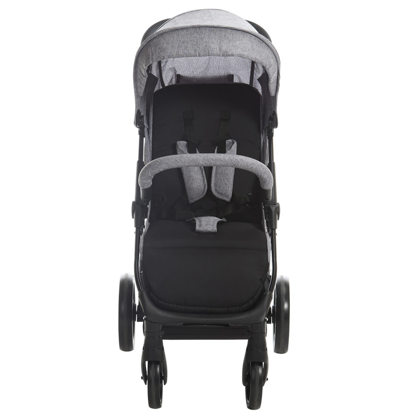 Καρότσι duo Essential με κάθισμα αυτοκινήτου i-Size μαύρο/γκρι 