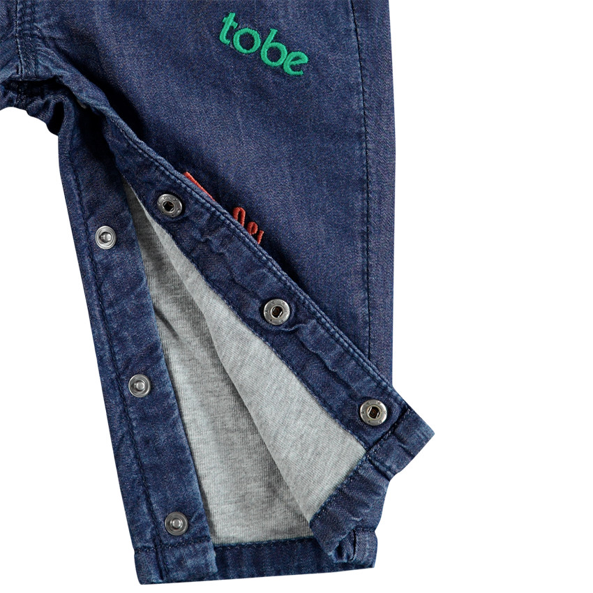 Μακριά σαλοπέτα με όψη ντένιμ 