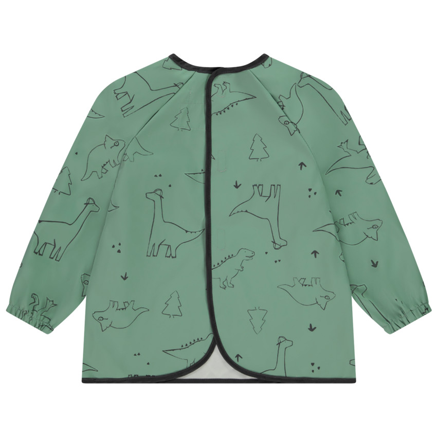 Πλεκτό μακρυμάνικο ποδιά με σχέδιο δεινοσαύρων για αγόρι 