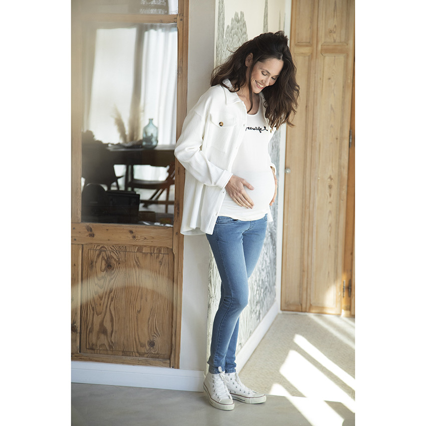 T-shirt Εγκυμοσύνης μακρυμάνικο με μήνυμα 