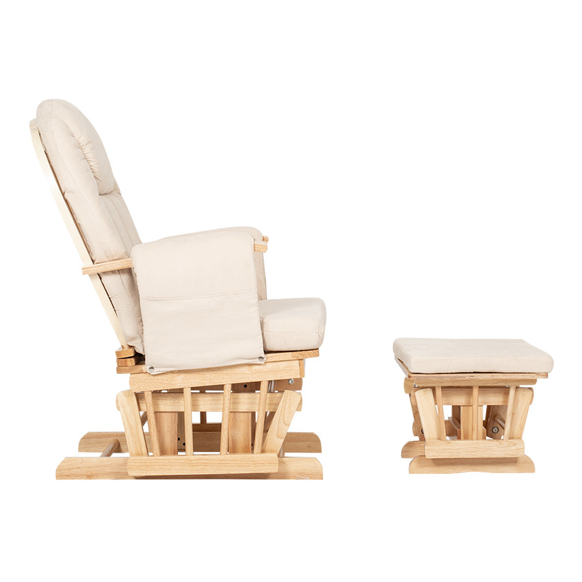 Καρέκλα Θηλασμού Breast & Rest Beige Wooden Frame Pregnancy Chair - Kiddo 