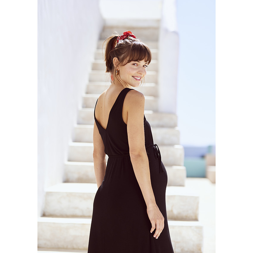 Φόρεμα μακρύ με τιράντες για γυναίκα 