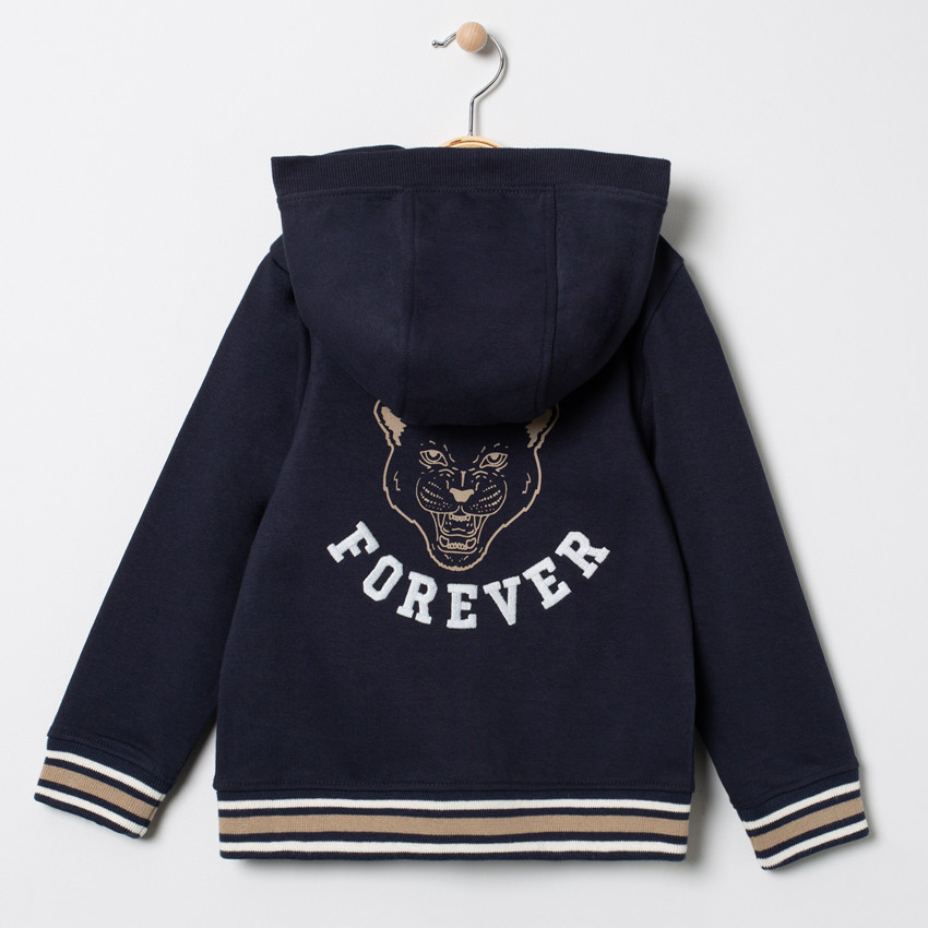 Gilet à capuche en molleton  