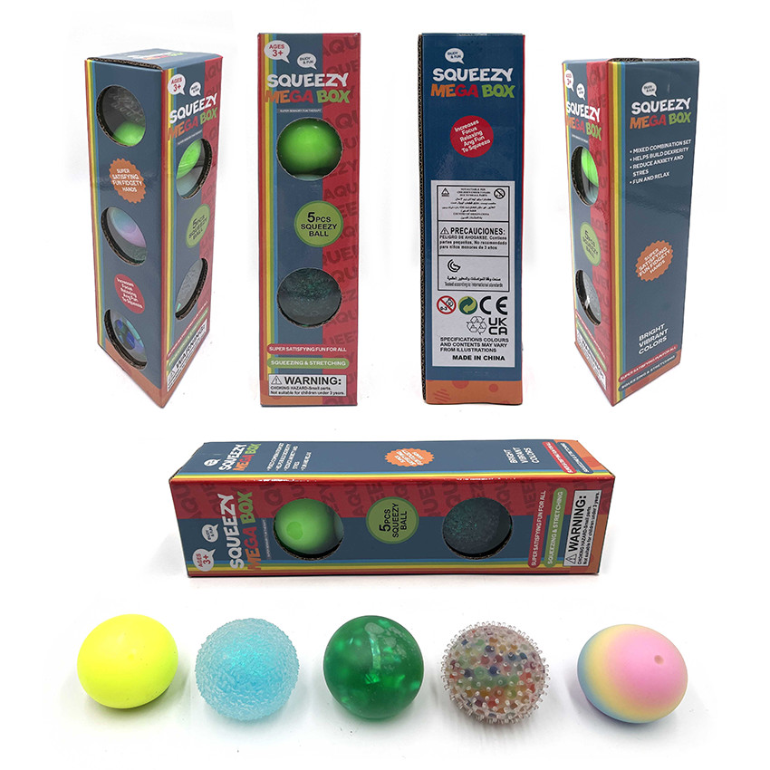 Μπάλες αντι στρες- 5τμχ 