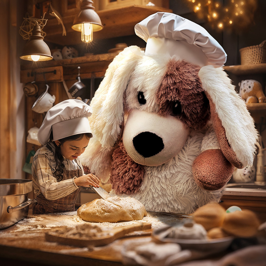 Warmies® Κουτάβι Bag Charm 