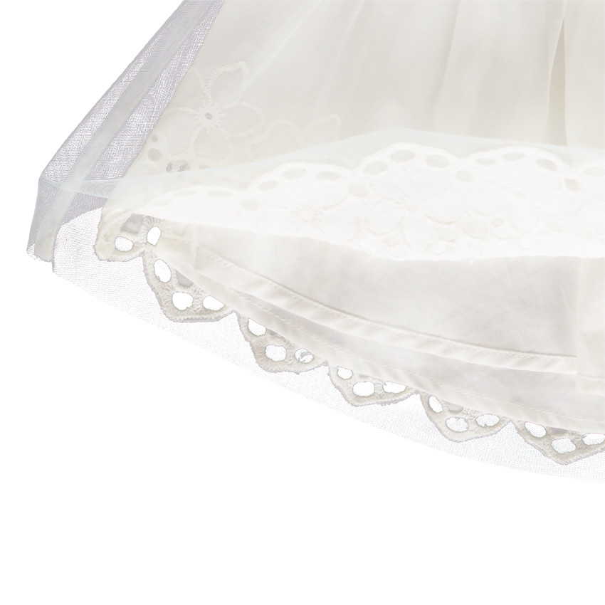 Φούστα με τούλι με Κεντήματα anglaises για bebe κορίτσι 