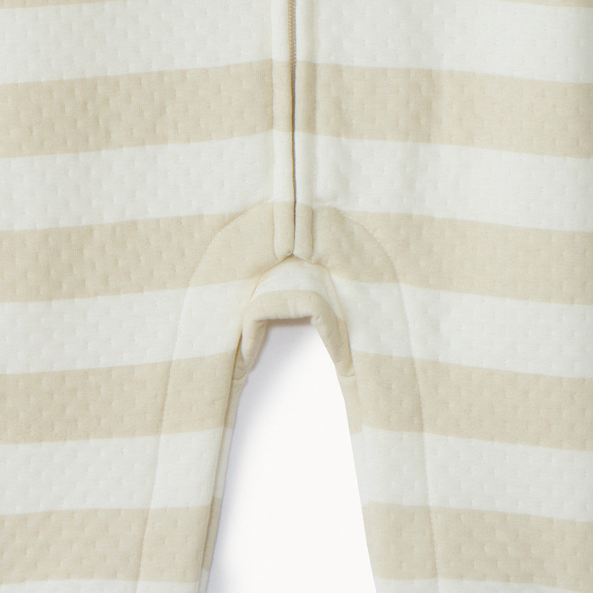 Combi μακρύ ριγέ με κεντημένο ελέφαντα για μωρό 