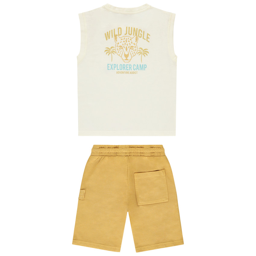 Σετ 2 τμχ. με αμάνικο μπλουζάκι με σχέδιο για αγόρι 