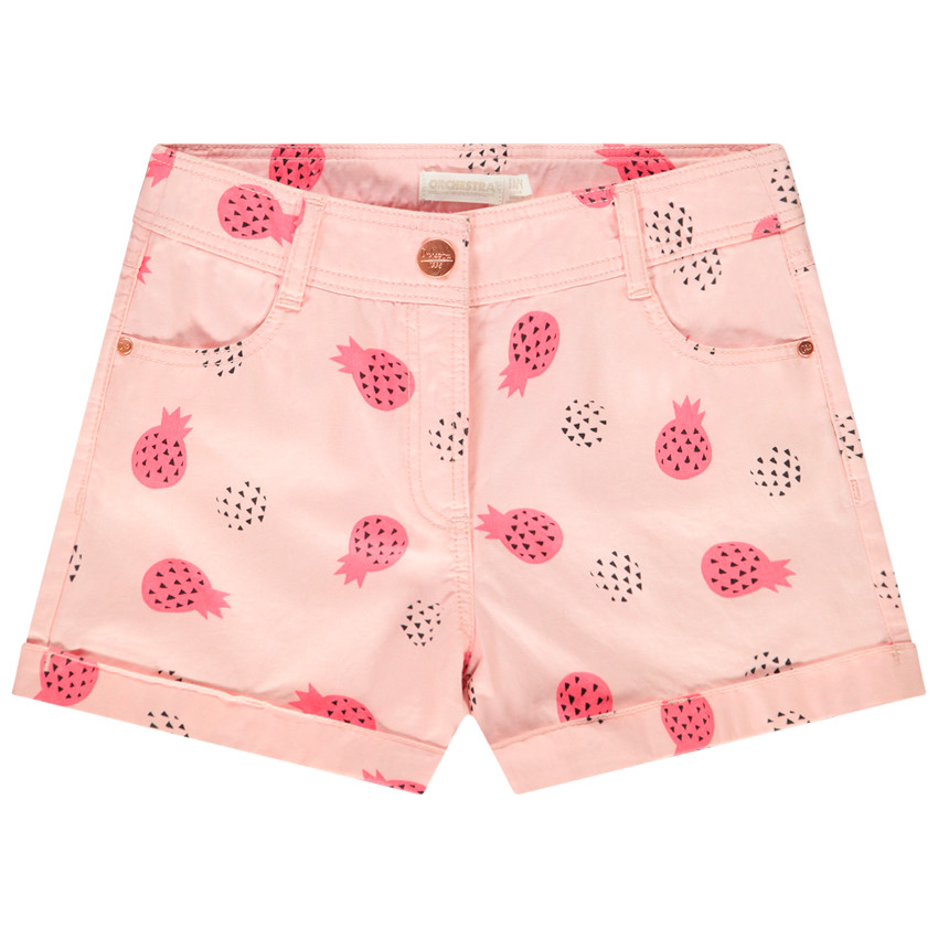 Σορτς με σχέδιο από βαμβάκι για κορίτσι 