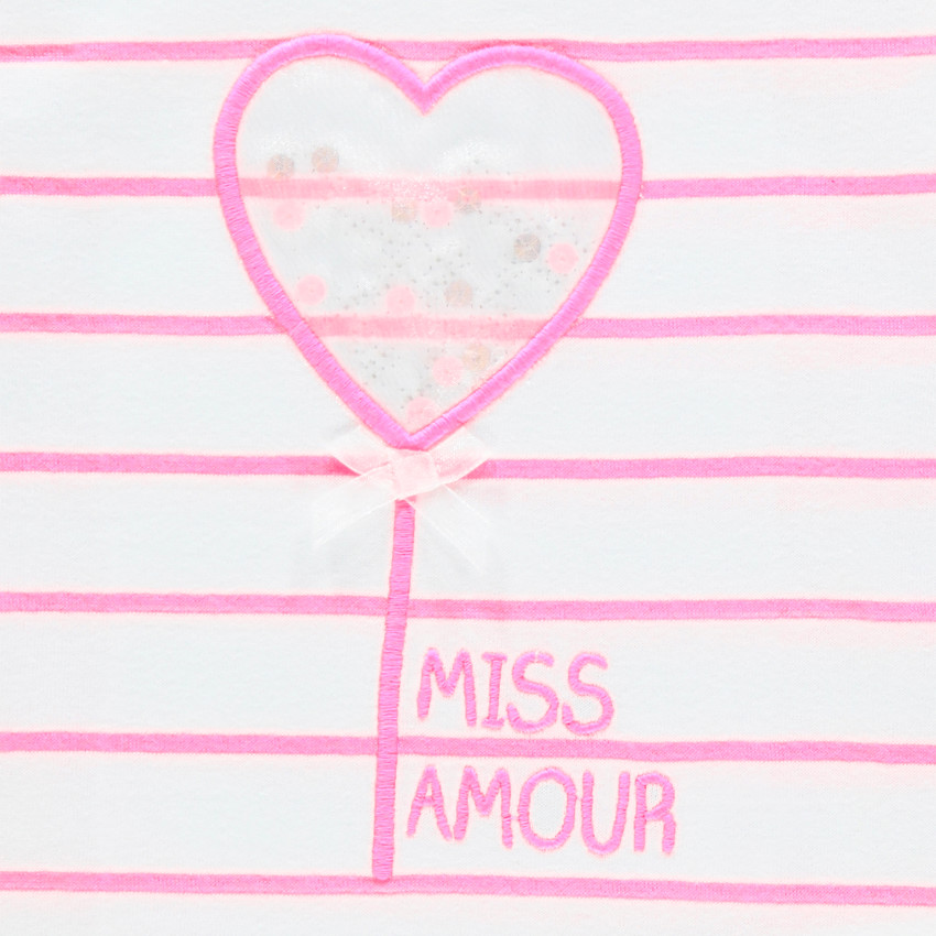 Κοντομάνικο μπλουζάκι με ριγέ σχέδιο και φαντεζί μοτίβο  Additional Κοντομάνικο μπλουζάκι με ριγέ σχέδιο και φαντεζί μοτίβο