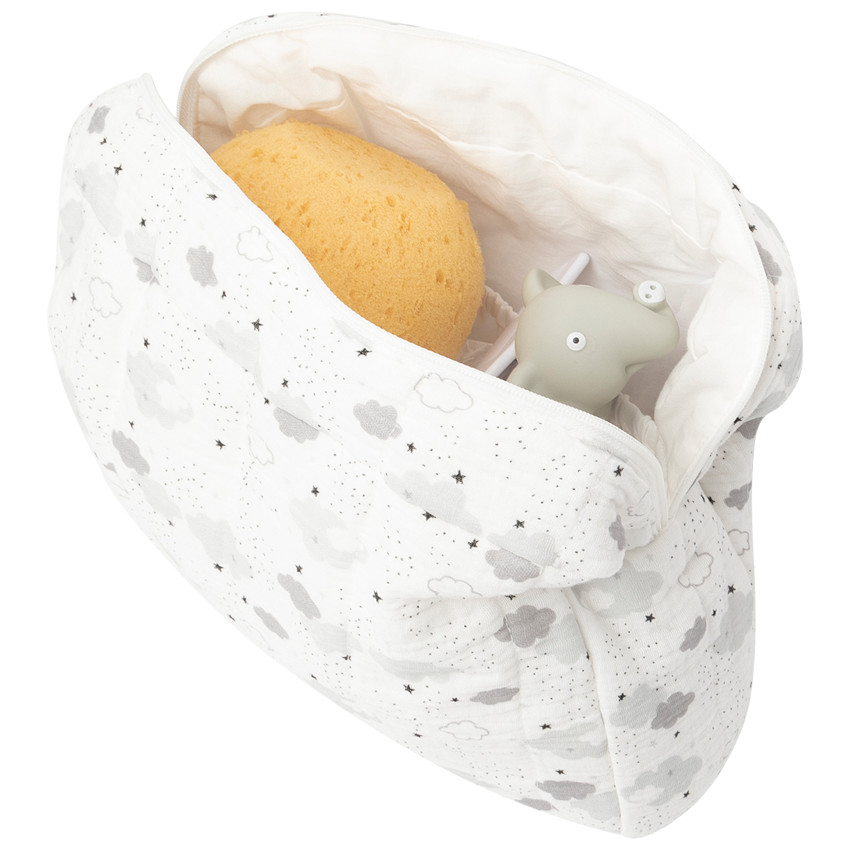 Νεσεσέρ βαμβακερό με σχέδιο σύννεφα 