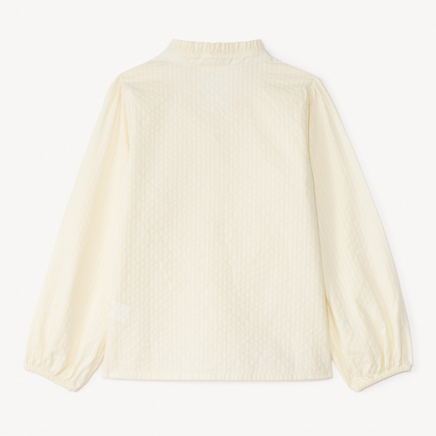 Μπλούζα μονόχρωμη από ανθεκτικό πανί για κορίτσι 