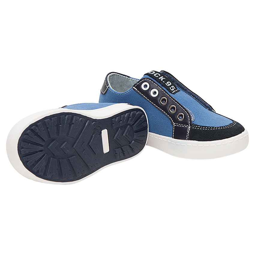 Υφασμάτινα χαμηλά αθλητικά παπούτσια χωρίς κορδόνια  