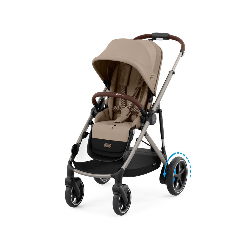 Σύστημα Ματαφορας Kit 3Σε1 Trio eGazelle S TPE BP/Almond Beige-beige (Cloud G i-Size Plus+Adapter CS Gazelle S+Gazelle S Cot) 
