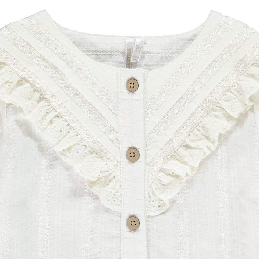 Τουνίκ μακρυμάνικη κεντημένη για bebe κορίτσι 