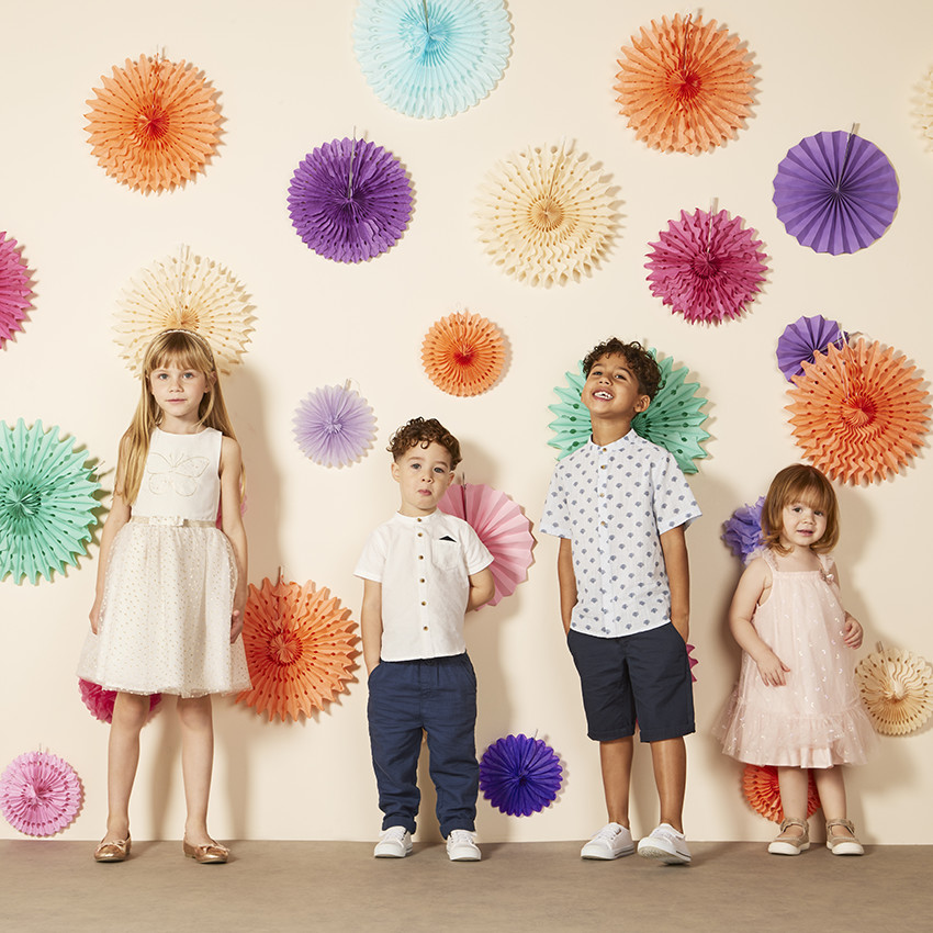 Φόρεμα γιορτής από κρεπ και τούλι για κορίτσι 