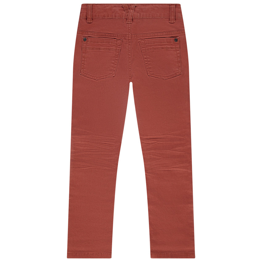 Παντελόνι twill μονόχρωμο για αγόρι 