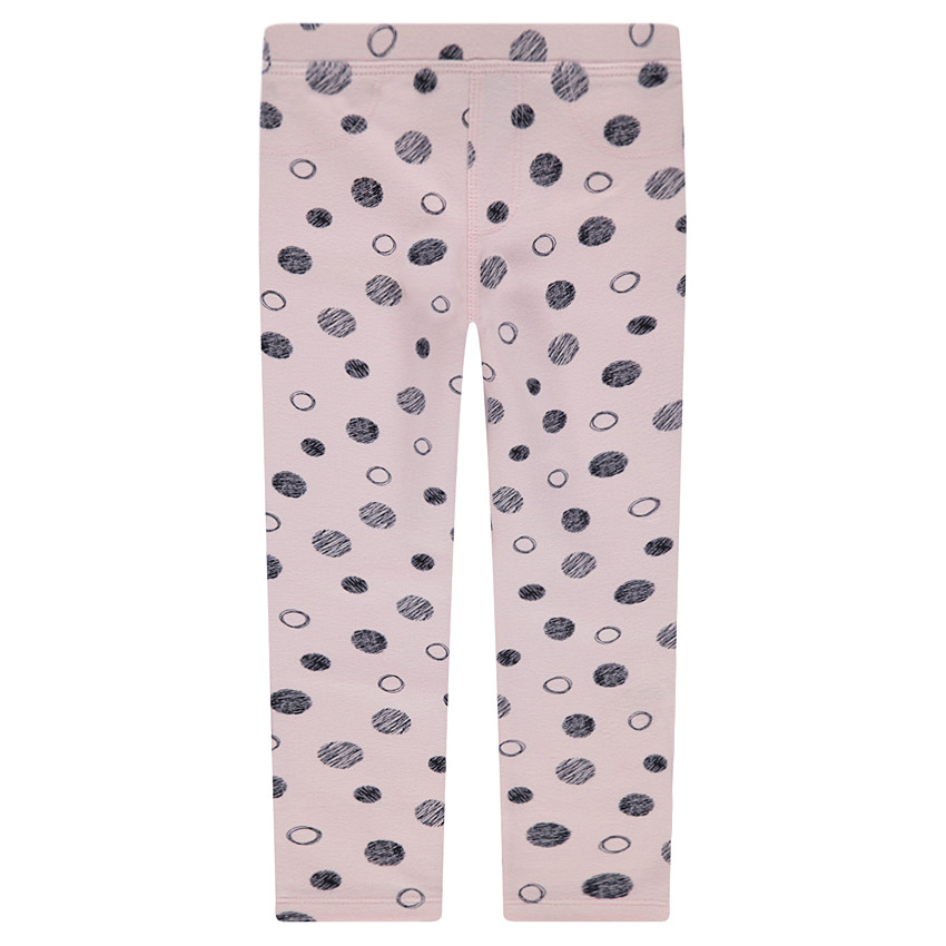 Ζέρσεϊ κολάν με πουά μοτίβο 