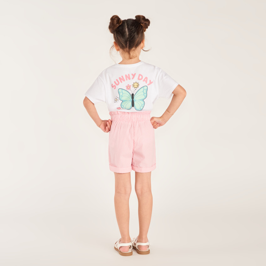 T-shirt κοντά μανίκια 1/2 oversize Bilie Boo για κορίτσι 