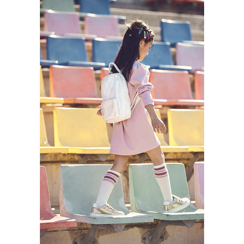 Σακίδιο πλάτης με επένδυση και πομ πομ για κορίτσι  Additional Σακίδιο πλάτης με επένδυση και πομ πομ για κορίτσι