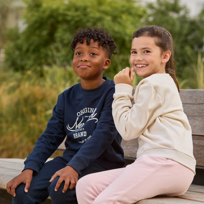 Φούτερ molleton με φαντεζί σχέδιο για αγόρι 