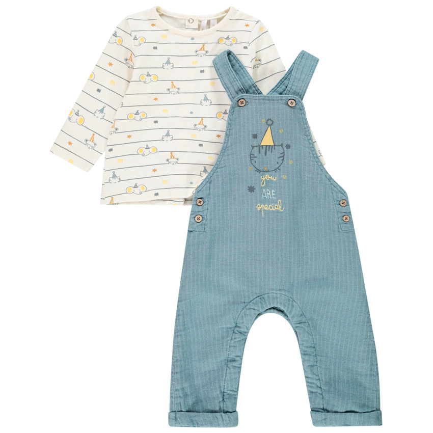 Σετ t-shirt με σχέδιο και σαλοπέτα για bebe αγόρι  Additional Σετ t-shirt με σχέδιο και σαλοπέτα για bebe αγόρι