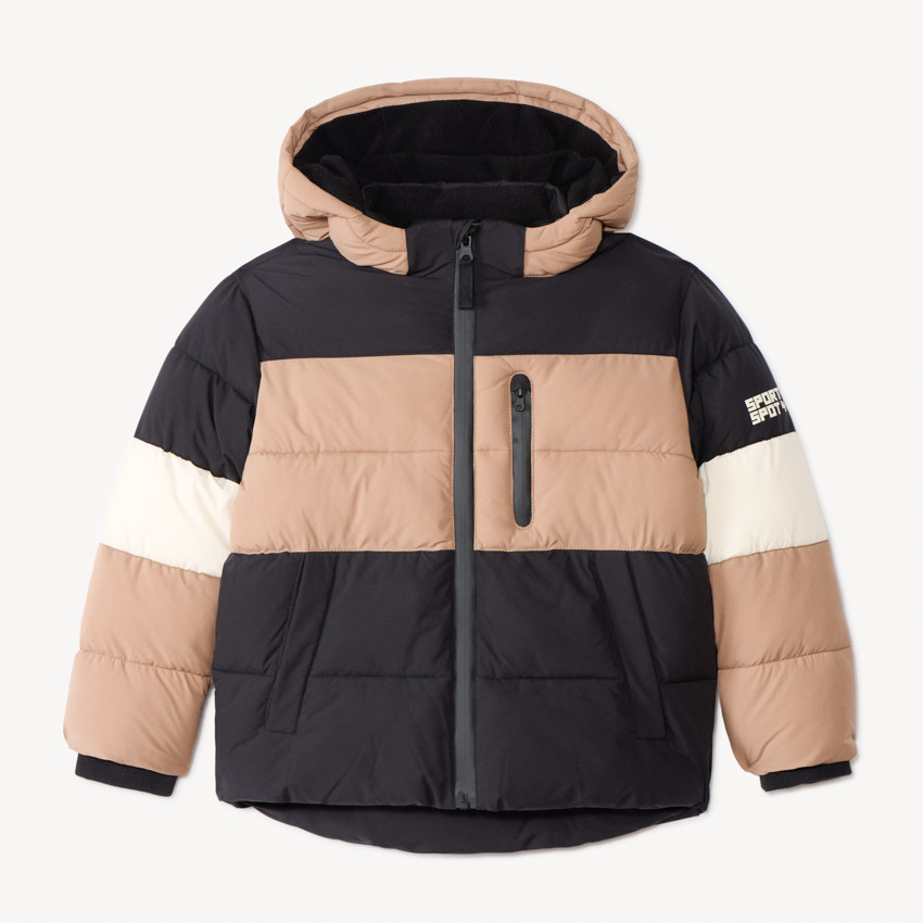 Doudoune matelassée effet color block pour garçon 