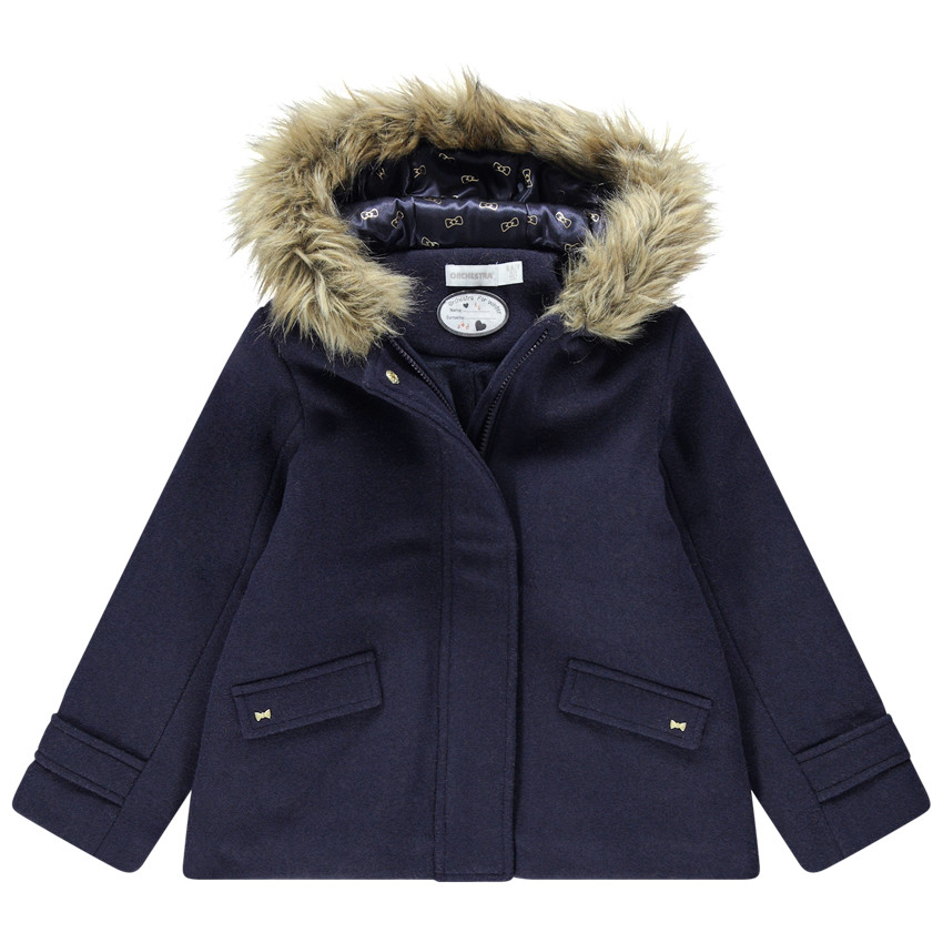 Μαντό από μάλλινη τσόχα με επένδυση sherpa  Additional Μαντό από μάλλινη τσόχα με επένδυση sherpa