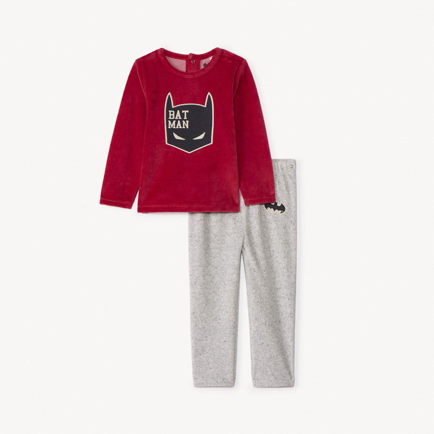 Set pyjama Batman Warner pour bébé garçon avec finitions différentes selon l'âge 