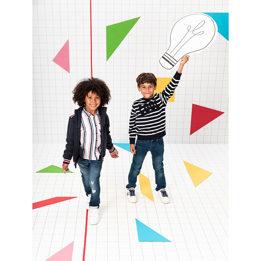 Ζακέτα molleton ottoman με badge  