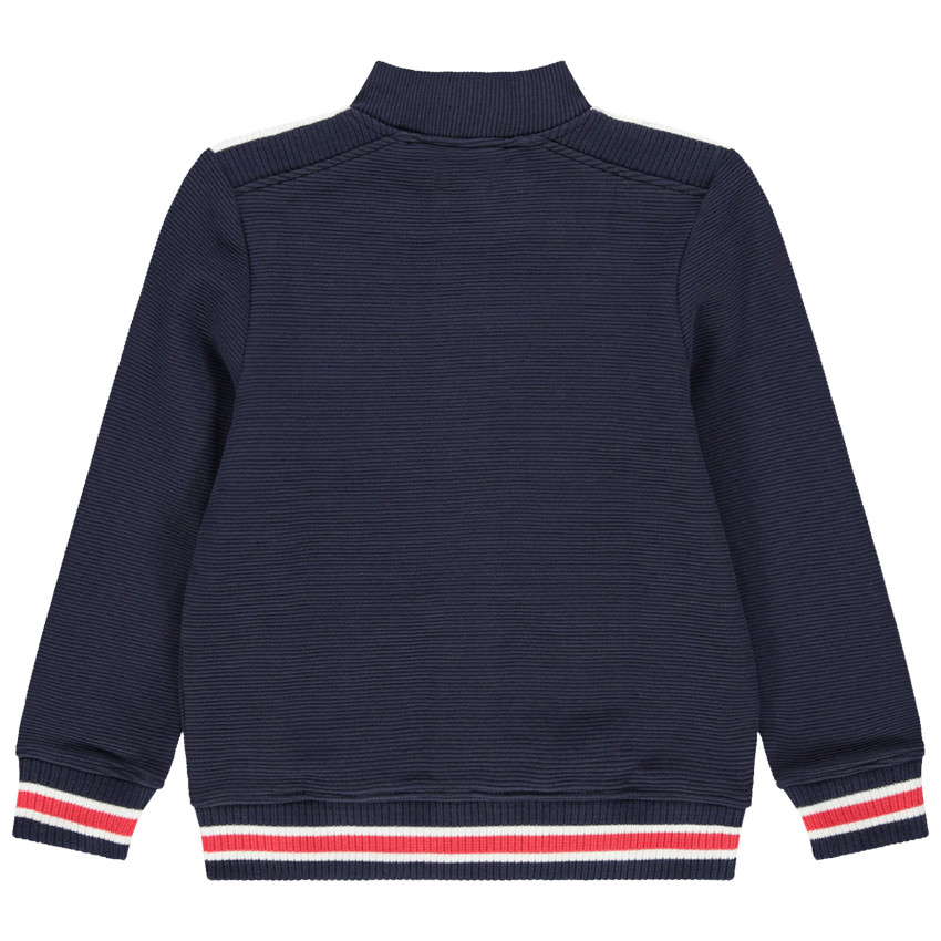 Ζακέτα molleton ottoman με badge  