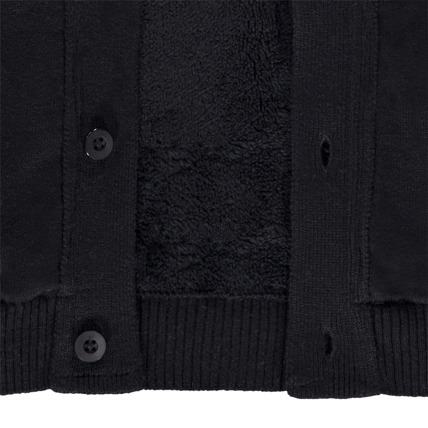Gilet en tricot bicolore avec col châle et motif en jacquard pour garçon Main Gilet en tricot bicolore avec col châle et motif en jacquard pour garçon