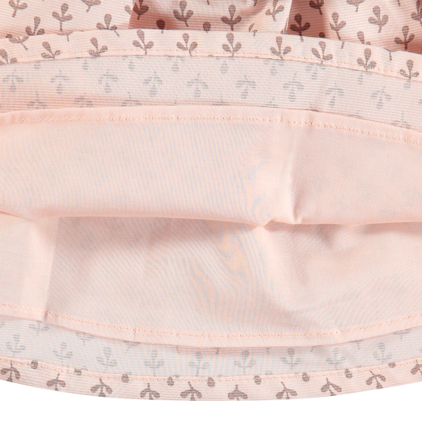 Μακρυμάνικο φόρεμα 2 σε 1 με κεντημένα λαγουδάκια 