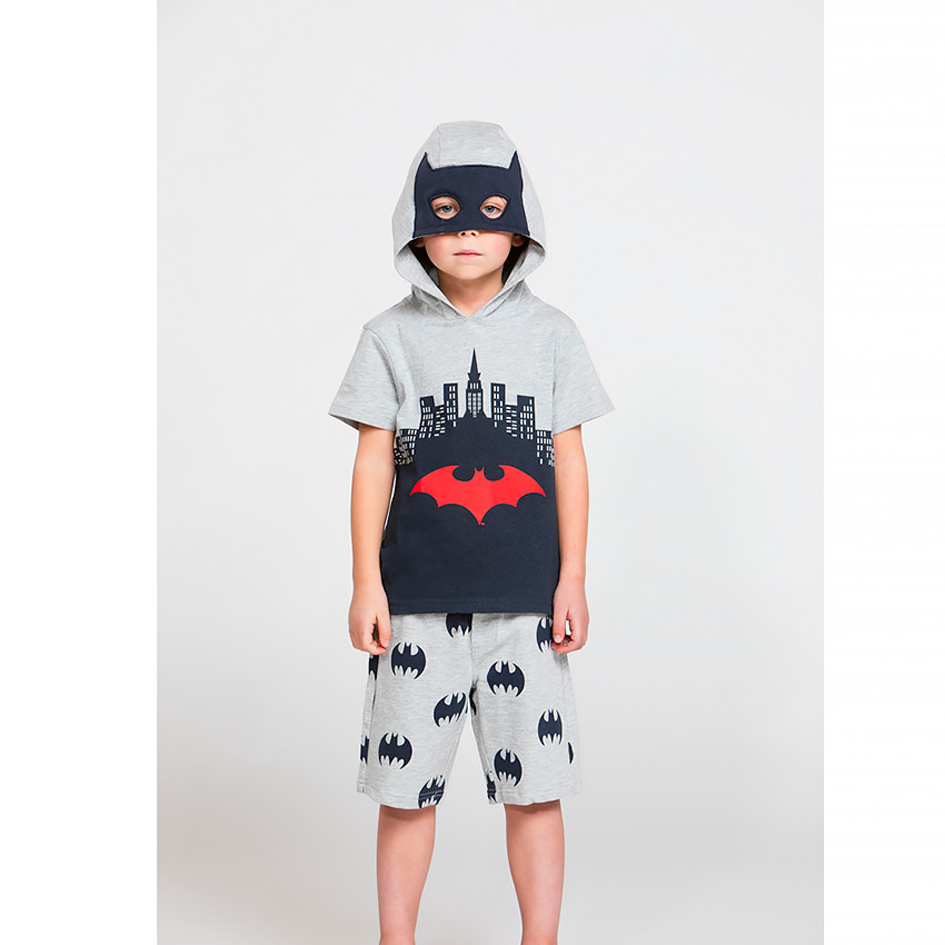Ensemble de plage avec capuche ludique Batman pour garçon 