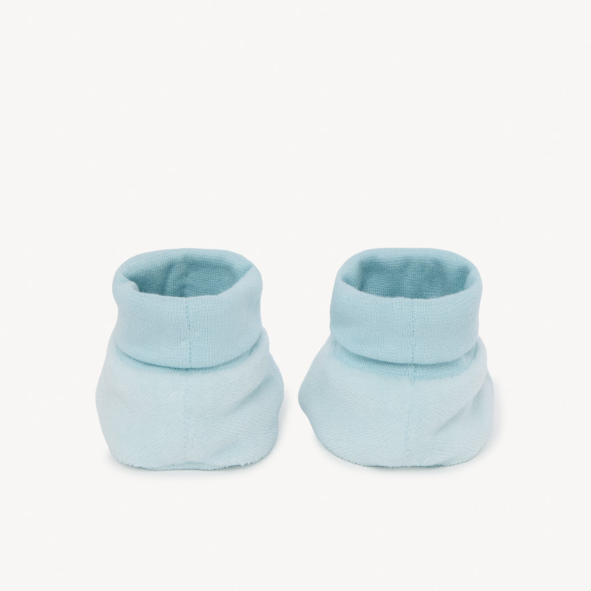 Βρεφικά παπουτσάκια ελέφαντας από βελουτέ για bebe αγόρι 