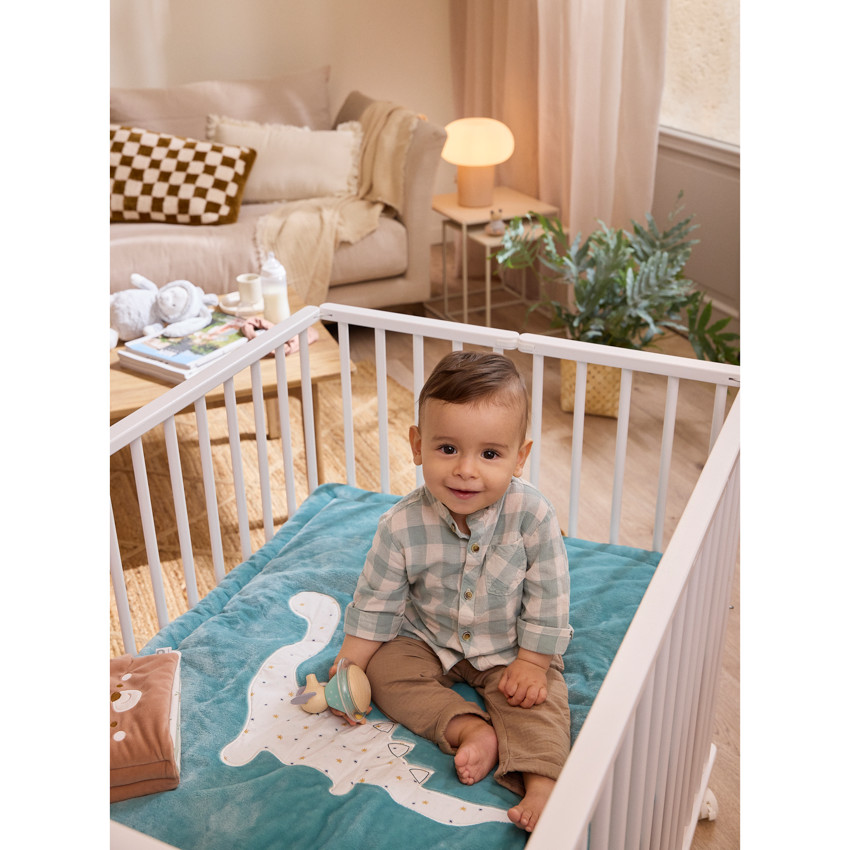 Παρκο Ξύλινο Pocket Πτυσσόμενο - Λευκό 