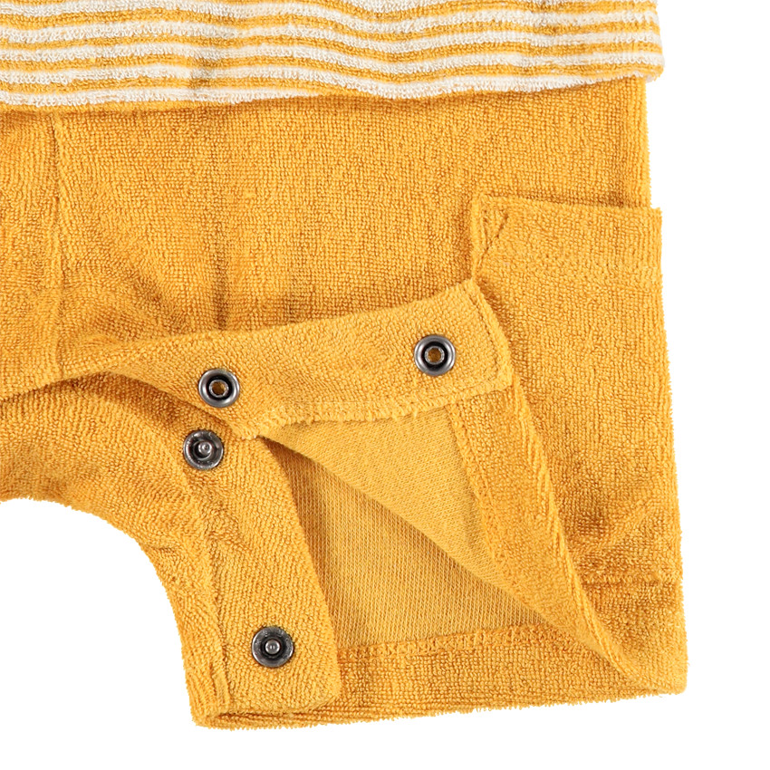 Combi κοντό effet 2 σε 1 ριγέ και τσέπες 