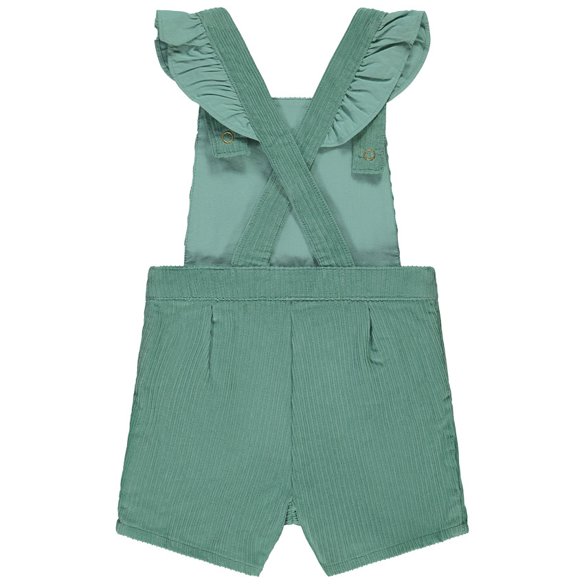 Σαλοπέτα κοντή κοτλέ με κεντήματα για bebe κορίτσι 