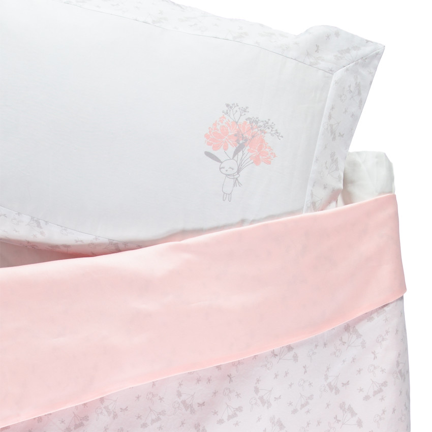 "Σεντόνια με κάλυμμα παπλώματος και μαξιλαροθήκη Ο κήπος της Λίλας" 