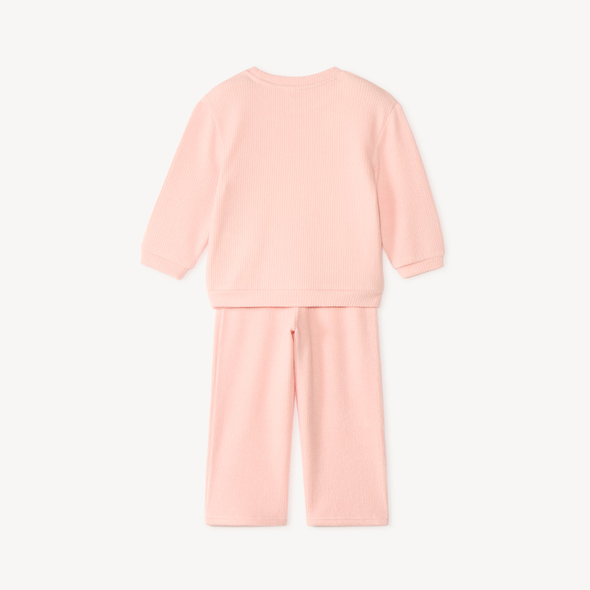 Σύνολο oversized jogging με βελονάκι λουλούδια κορίτσι μωρού 