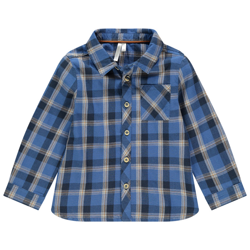 Chemises manches longues à carreaux 