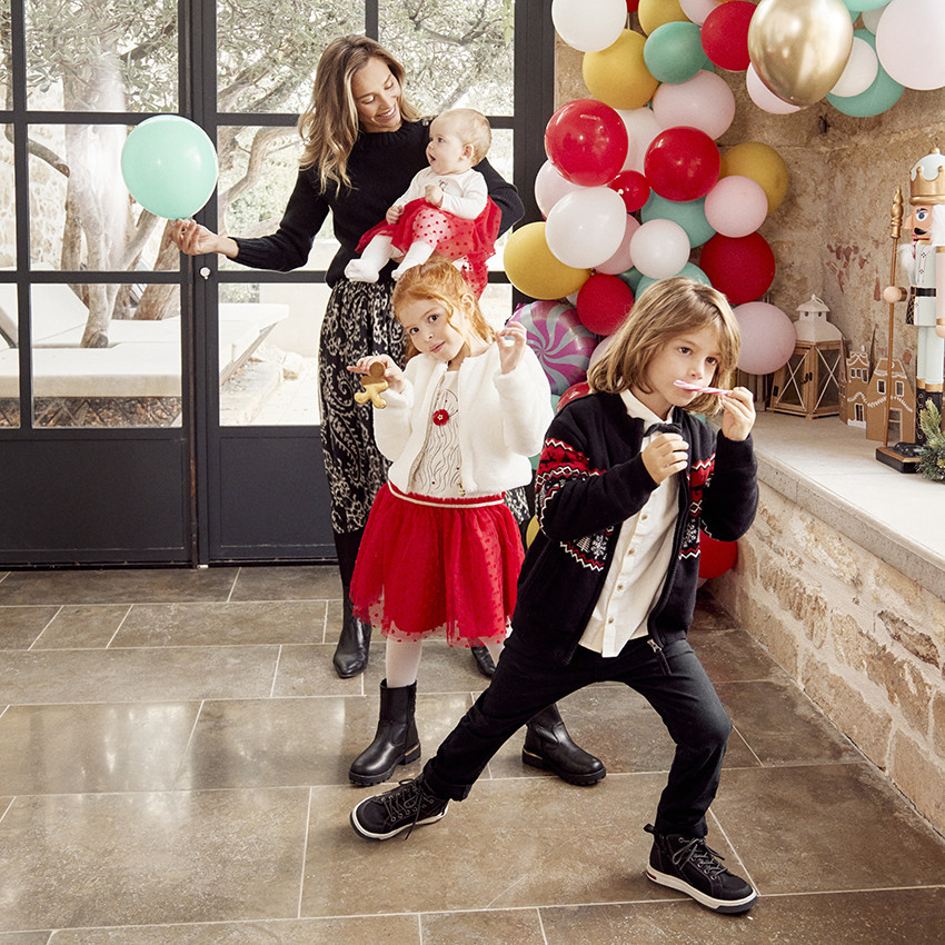 Jean slim uni pour garçon 