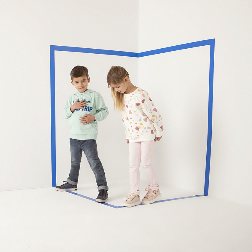 Jean effet used και crinkle ίσια γραμμή αγόρι 