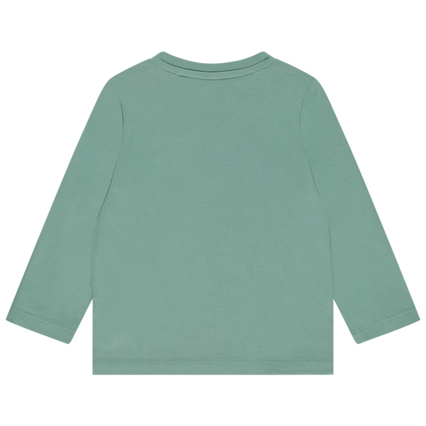 Μακρυμάνικο μπλουζάκι print φαντεζί για bebe αγόρι 