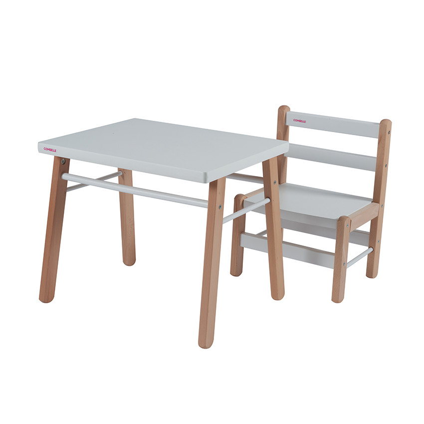 Καρεκλακι Ξυλινο Λευκο/Φυσικο 