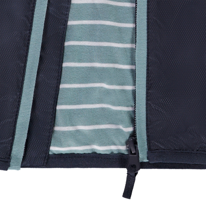 Aντιανεμικό με κουκούλα ριγέ polyester recycled για αγόρι 